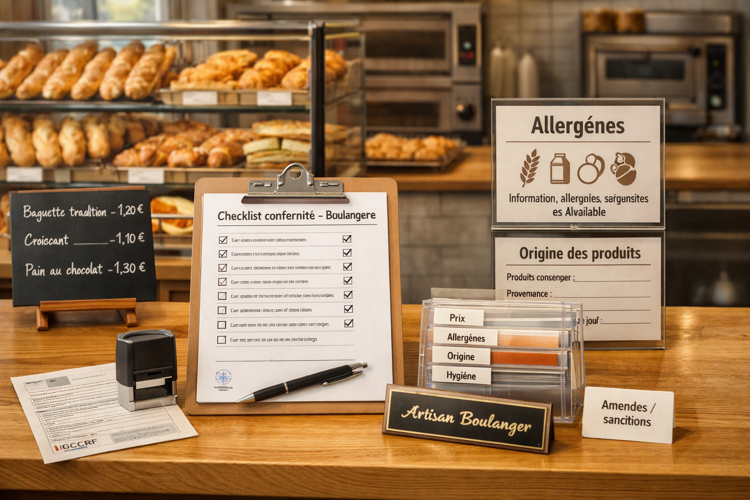 Affichage Obligatoire Boulangerie : Guide Complet + Checklist Conformité