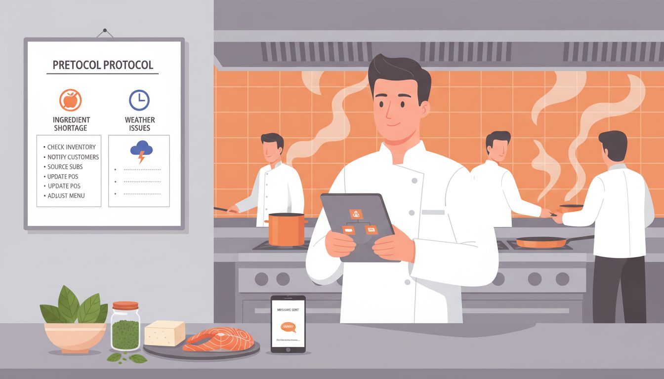 Gestion des imprévus le jour J : substitutions et communication client (2025)