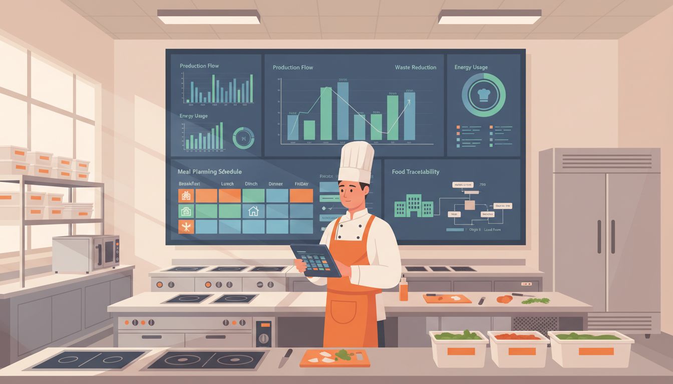 Logiciel Restauration Collective : Pilotez votre Cuisine Centrale en 2025