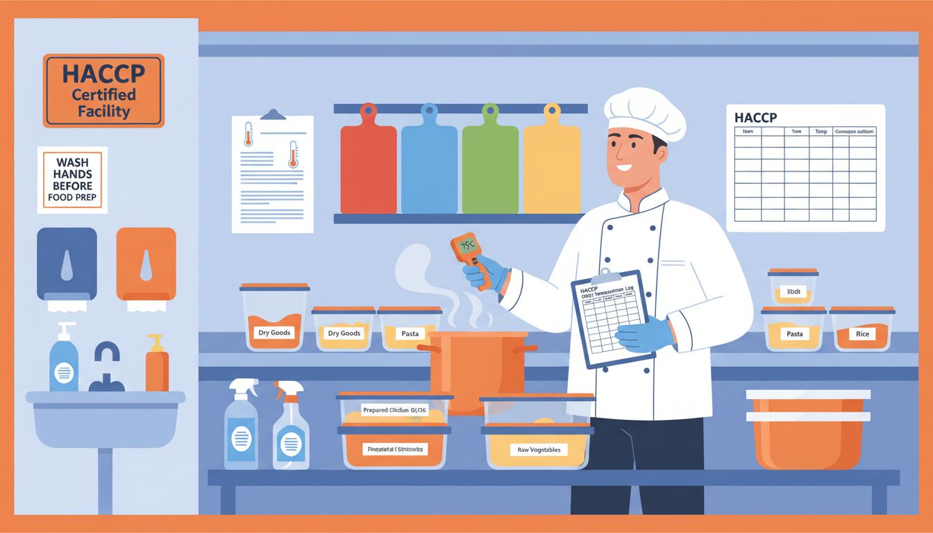 Les normes HACCP pour les traiteurs : guide complet